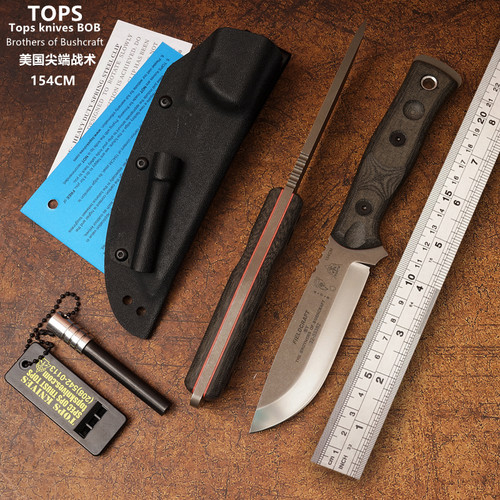 美国刀具BOB露营刀托普斯户外刀