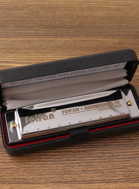 口琴A1pq801-布鲁斯口琴10孔初学者乐器十孔小型儿童易演奏小口琴