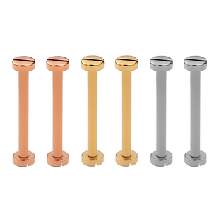 精钢连接杆 适配卡地亚Pasha帕莎不锈钢凹口表带螺丝杆男女表配件