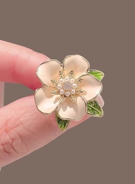 1莱斯牌柜漏栀胸tlet配饰奥特品折扣店撤清仓捡轻奢子花针ous女