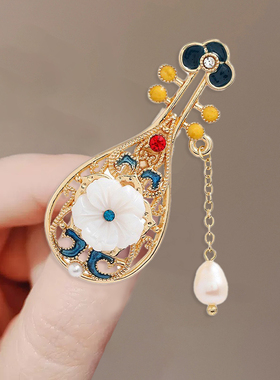 1奥斯店撤柜捡漏奢犹针outs女饰特莱品牌折扣清仓轻抱琵琶胸tle配