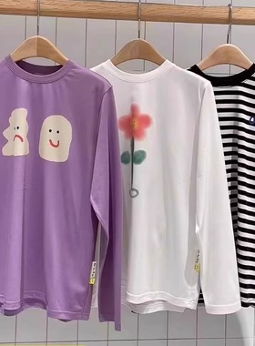 2025年秋季零素然新品女士户外吸湿速干长袖T恤A0253TS22