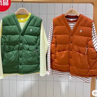 2025冬新素然迷运动空气感双面素然羽绒服背心马甲A0223DO06