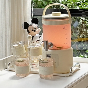 玻璃水杯家用套装招待客人高级感水壶茶杯茶具喝水杯具客厅杯子