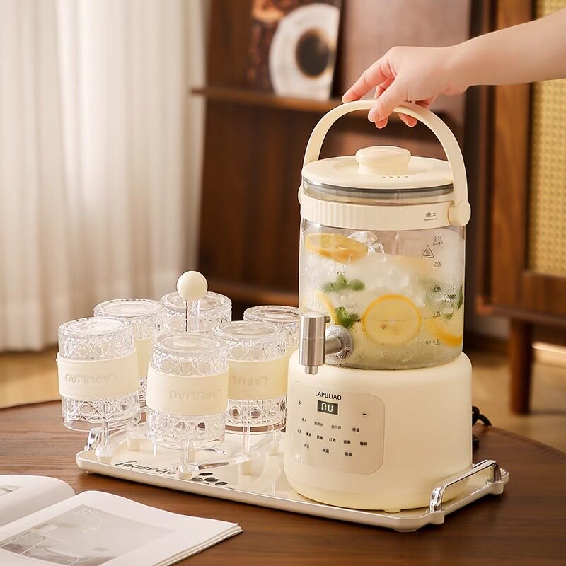 玻璃水杯家用套装招待客人高级感水壶茶杯茶具喝水杯具客厅杯子