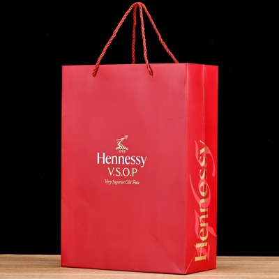 新款vosp轩尼诗礼袋高档XO洋酒纸袋马爹利蓝带名士手提袋送礼包装