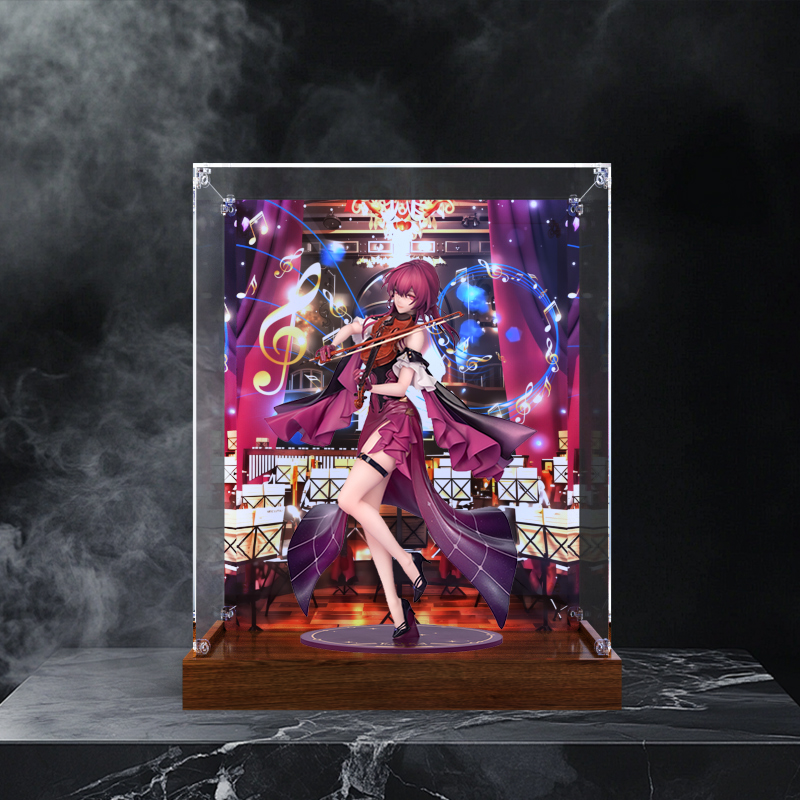 适用崩坏 星穹铁道 卡芙卡星铁LIVE亚克力展示盒收纳盒手办防尘罩