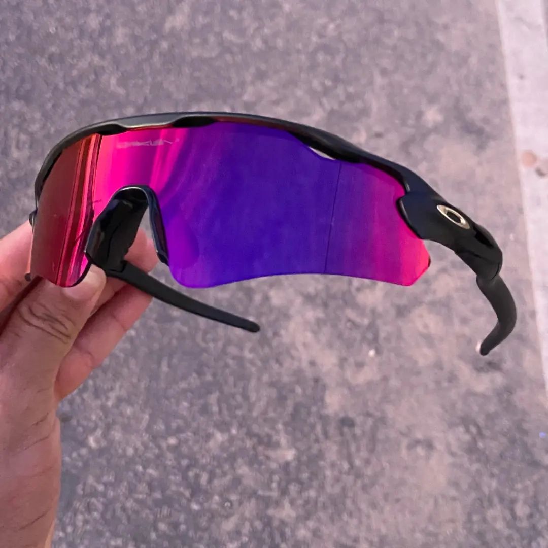 O记9275 Radar EV骑行跑步眼镜运动偏光变色太阳镜墨镜4镜片男女