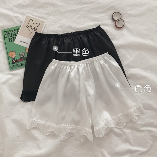 南瓜安全裤女防走光jk薄款宽松白