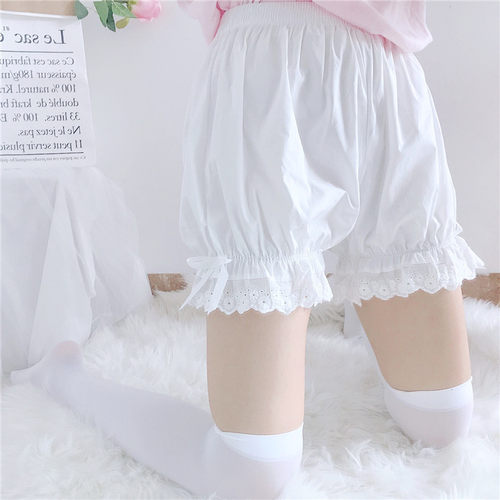 南瓜裤lolita蕾丝薄可爱日系jk