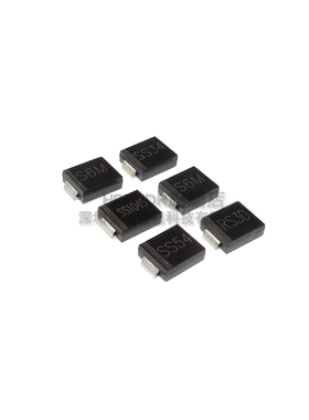 贴片肖特基整流二极管1N5408 1N5822 SR560 印S3M SK34B SS56 SMB
