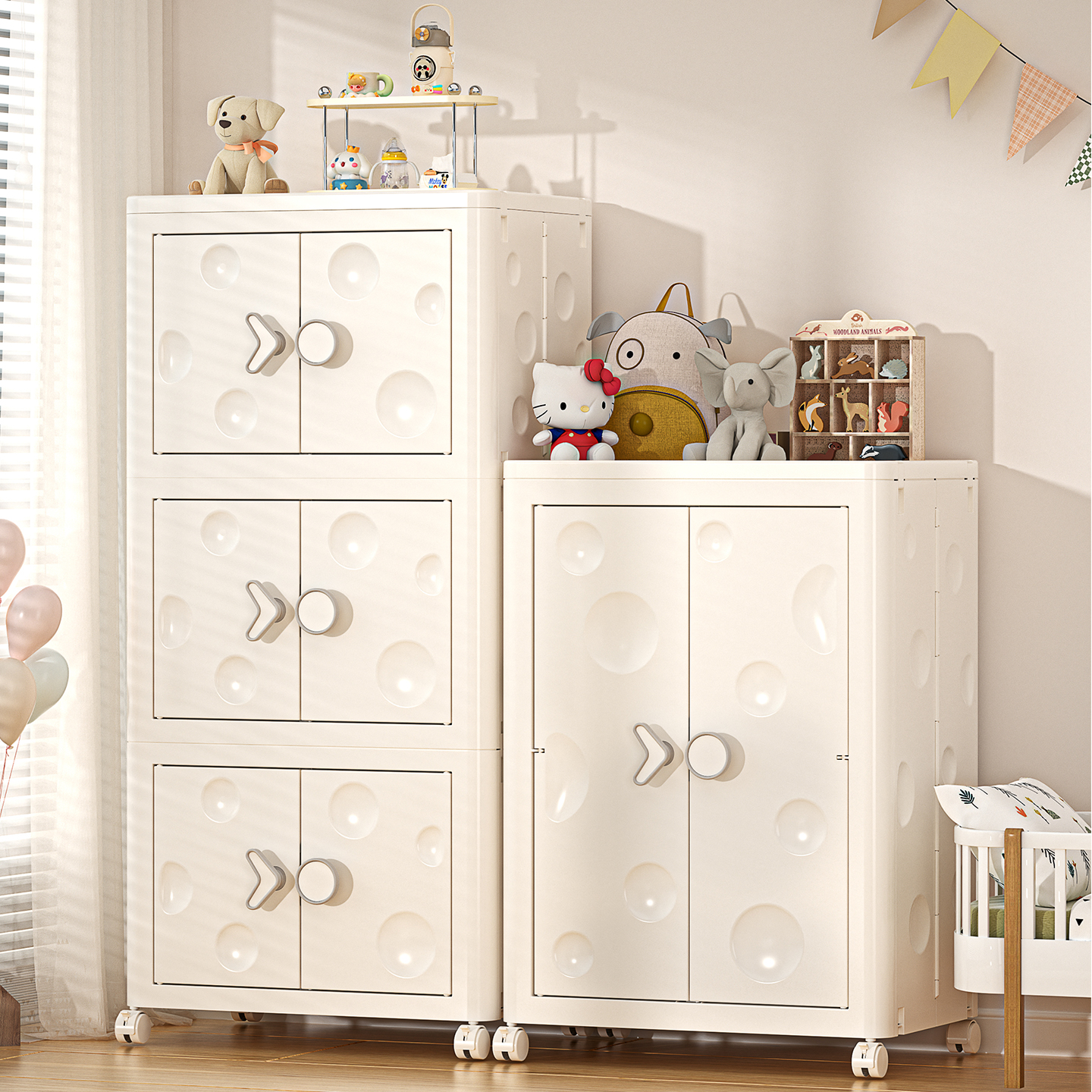 儿童衣服收纳柜储物柜简易折叠