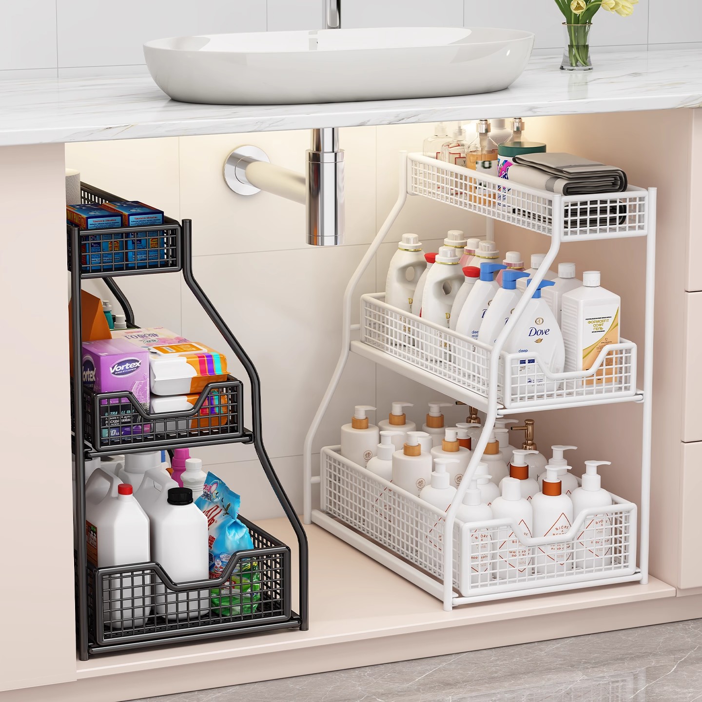 浴室置物架卫生间下水槽收纳架