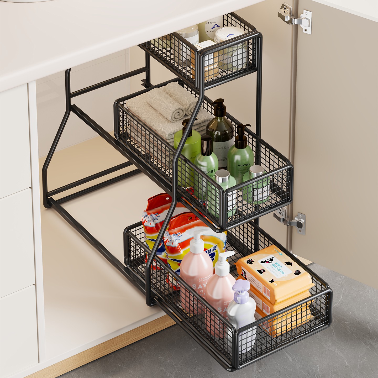 水槽置物架卫生间浴室洗手台收纳