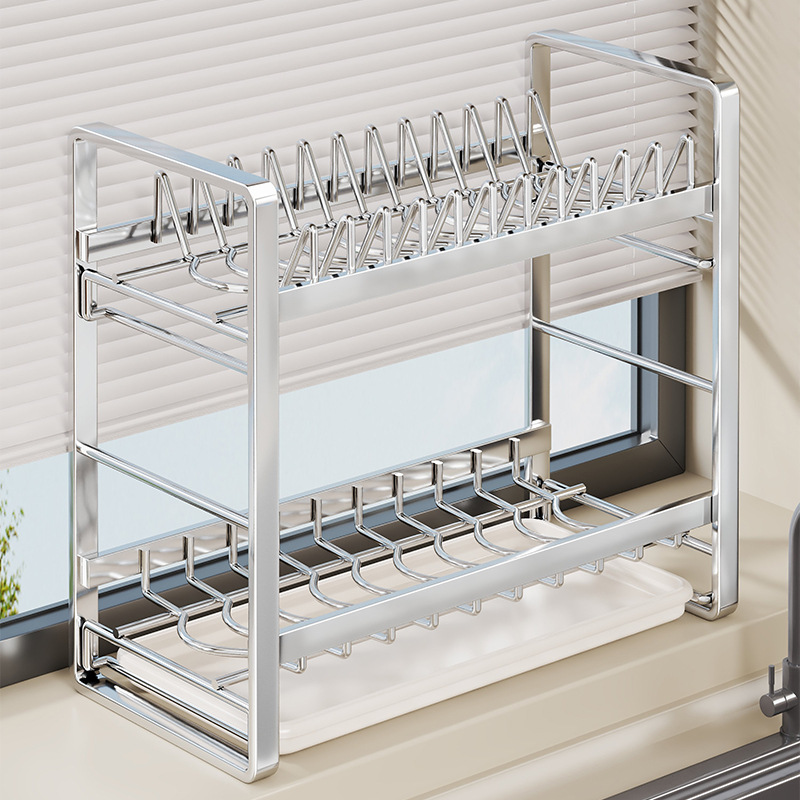 碗碟收纳架沥水篮碗架厨房置物架