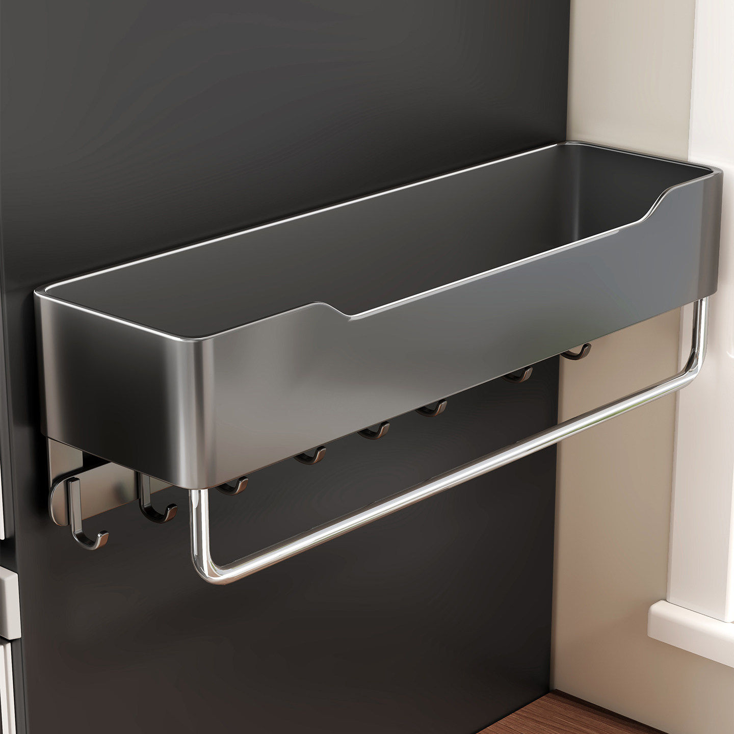 冰箱侧收纳置物架免打孔壁挂家用厨房多功能保鲜膜架多层调料架子,厨房/烹饪用具,碗架,淘宝优惠券,粉丝福利购,淘宝优惠卷