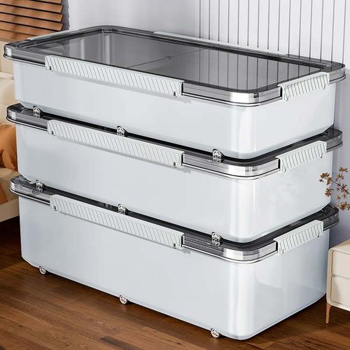 塑料床底收纳箱扁平大容量整理箱