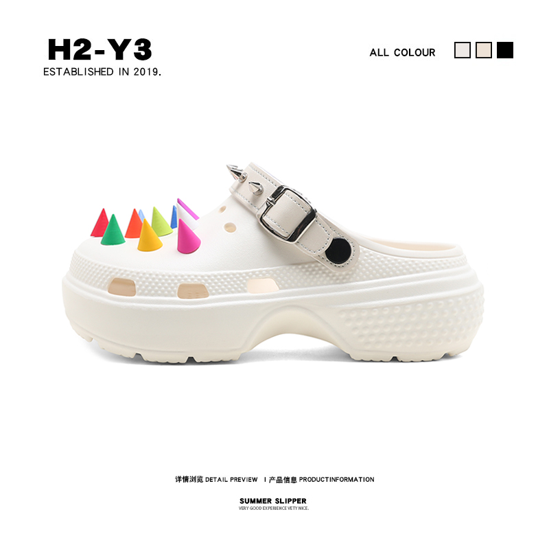 洞洞鞋女夏季2024新款外穿时尚