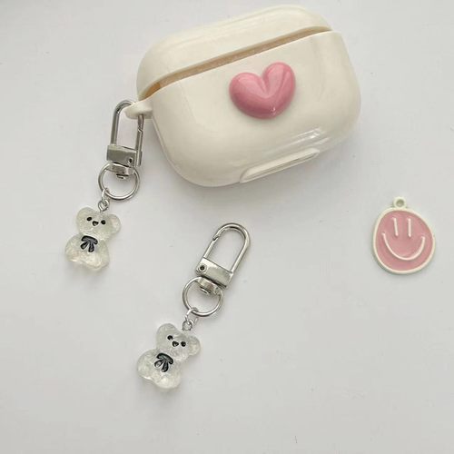 原创可爱迷你树脂立体小熊Airpods挂件钥匙扣U盘防丢包包挂饰定制