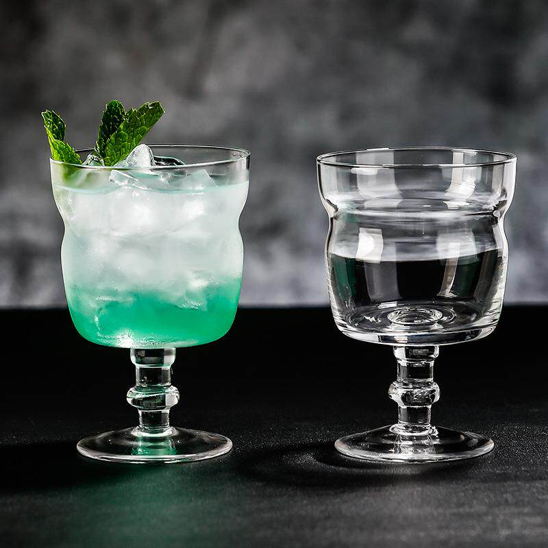 创意鸡尾酒杯莫吉托杯日式马天尼杯塔杯香槟杯高颜值玻璃高脚杯子