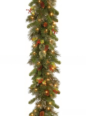 圣诞红果藤条 180cm/2.7米加密红色圣诞装饰藤条 门藤门饰定制