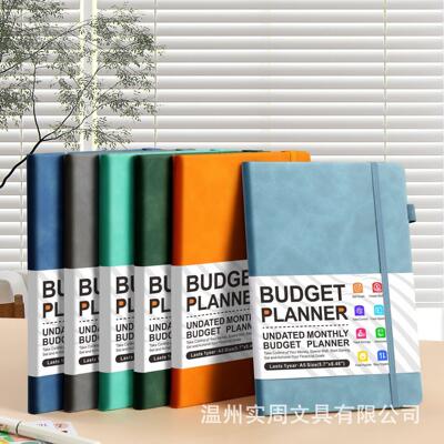 英文预算本a5笔记本财务规划计划本BUDGET记账本子记事本