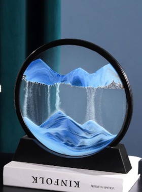 直销3d流沙画创意礼品生日礼物客厅玄关家居装饰办公室摆件定制