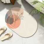 浴室硅藻泥地垫卫生间厕所门口脚垫防滑吸水洗手间速干小地毯定制