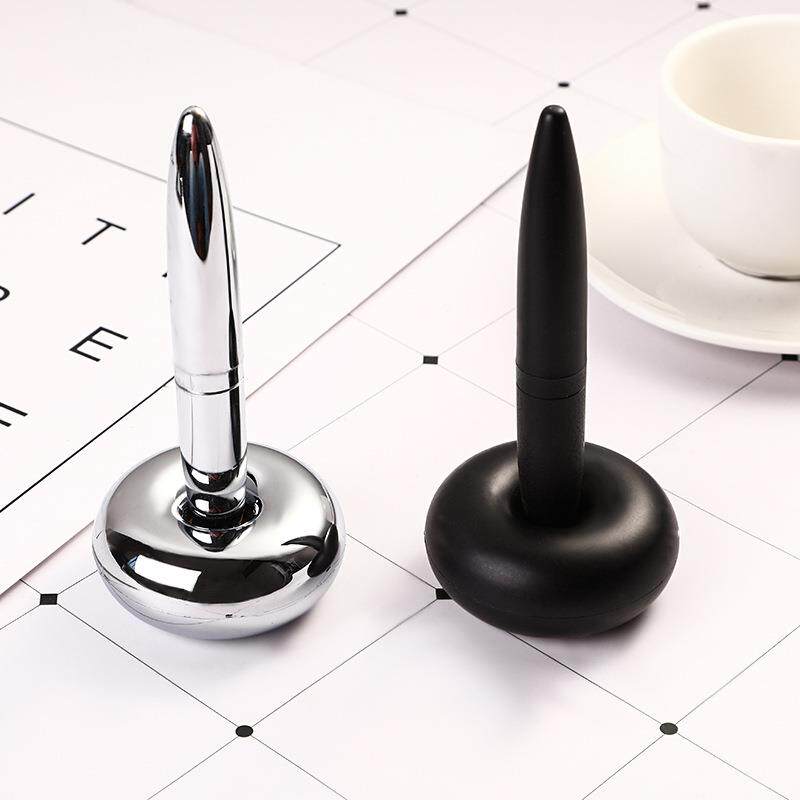 创意悬浮台笔办公用品签字笔金属圆珠笔 礼品广告笔文具