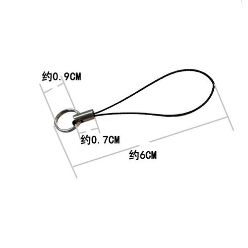 diy龙虾扣 手机小吊环小扣子 挂扣圆圈圈 小绳头 挂绳配件小定制