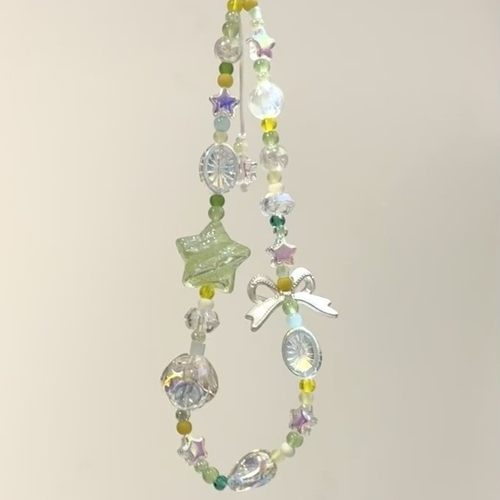 同款油菜花田串珠手机链ccd挂绳DIY链条相机挂链防丢钥匙扣定制