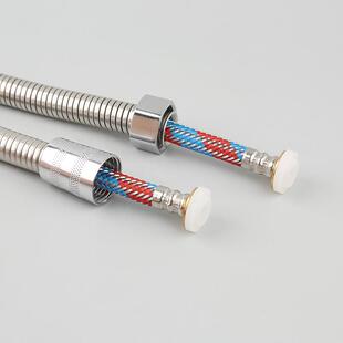 抽拉型彩色EPDM淋浴管 1.5M/2米不锈钢加密电镀淋浴抽拉花洒软管