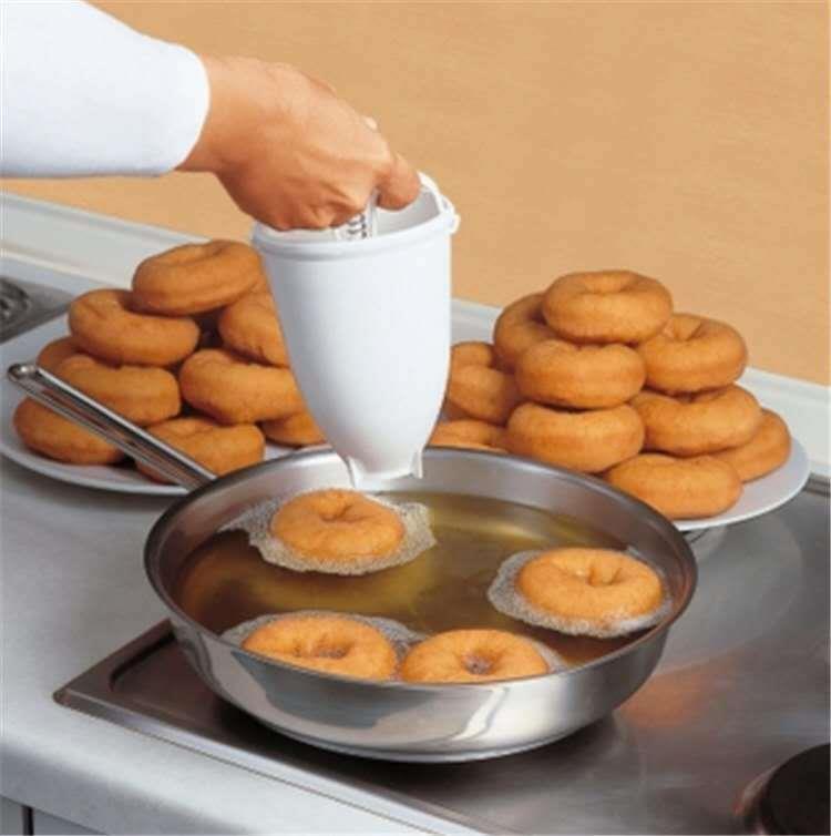 甜甜圈制作器  DIY烘培工具甜品烘培模圆形饼干机甜甜圈模具