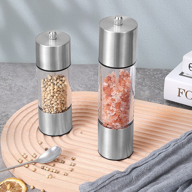不锈钢陶瓷芯胡椒研磨器手动花椒胡椒碾磨器调料瓶研磨器调味定制