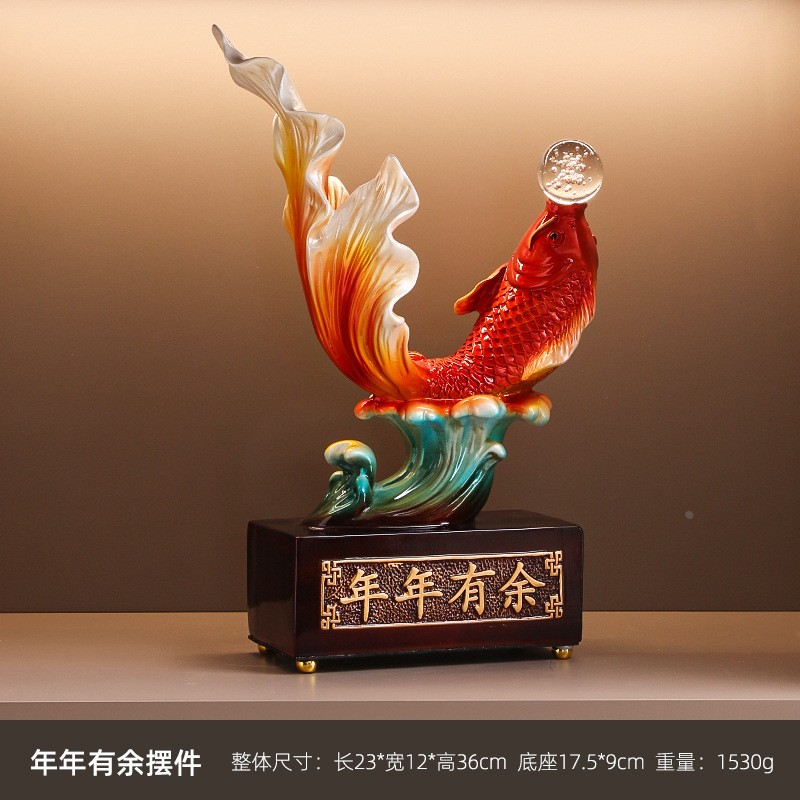 轻奢家居酒柜装饰品摆件 客厅玄关办公室工艺品摆设乔迁开业定制