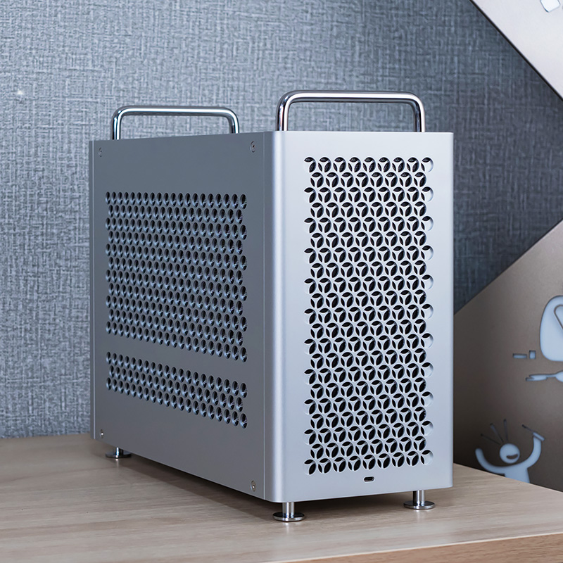 thumbnail for Xiaozhe Youpin B2Pro all-aluminum matx compact case, portable apple-style desktop computer main chassis