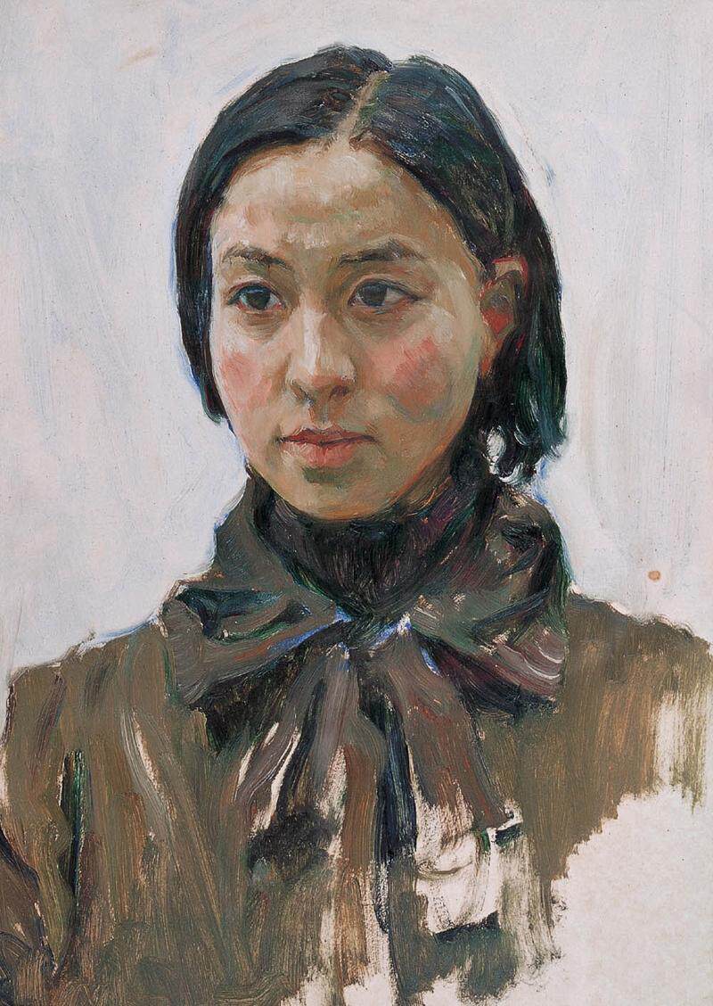 何红舟中国当代写实油画作品人物题材高清大图学习临摹素材集