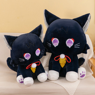 散兵玩偶大号猫咪抱枕毛绒玩具游戏猫公仔动漫可爱娃娃原神周边