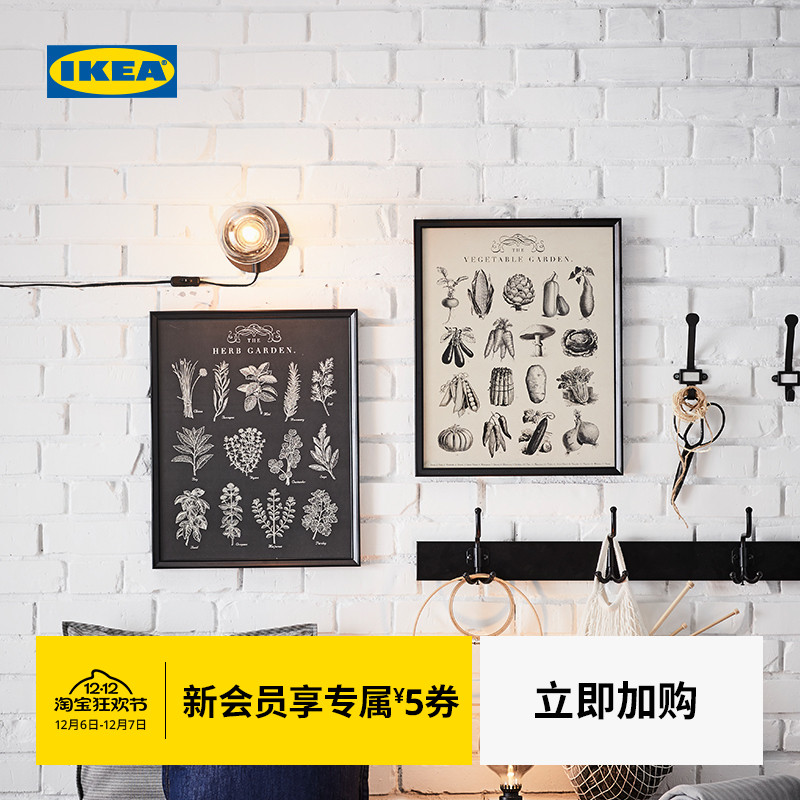 IKEA宜家KNOPPANG克诺宾海报附框