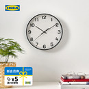 IKEA宜家PLUTTIS普鲁提挂钟现代简约钟钟表客厅百搭石英钟表