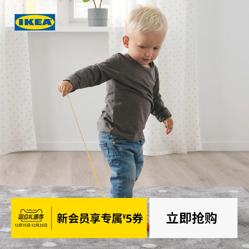 IKEA宜家UPPSTA乌斯塔拖拉玩具刺猬多色儿童玩具益智趣味现代