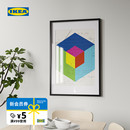 裱现代家用 IKEA宜家RODALM略达姆画框相框挂墙画框墙面装