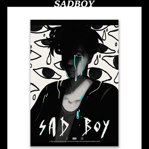 SadBoy音乐专辑单曲海报/自制装饰画/R3HAB&JonasBlue