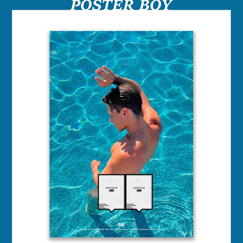 POSTERBOY性感翘臀/男模同志装饰画/裸泳海报男孩S037