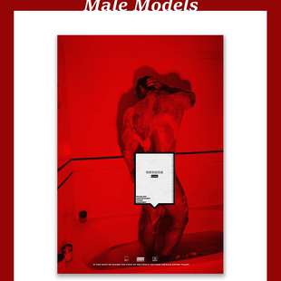 男模画报/同志男体海报/性感翘臀高级感装饰画/S048