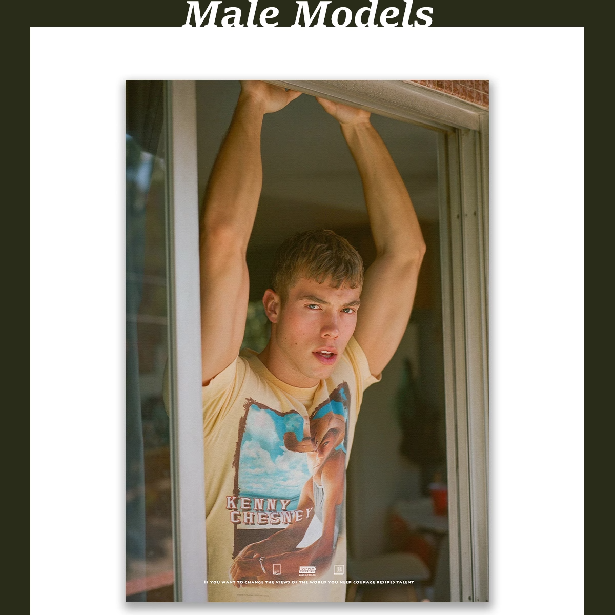 帅气模特DerekChadwick海报/男模装饰画POSTERBOY