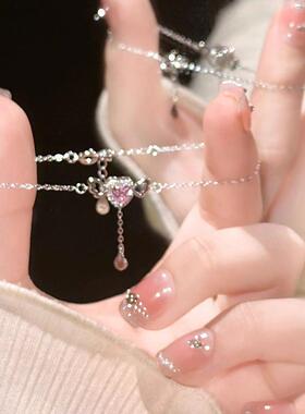 韩国百搭珍珠手链女ins风小众高级感钛钢手镯情侣手链手饰品爆款