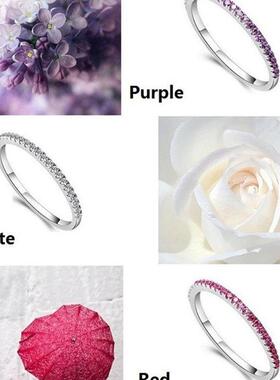 厂家镀银饰指环 速卖通爆款情侣戒指 单排钻条戒指环镀白爆款