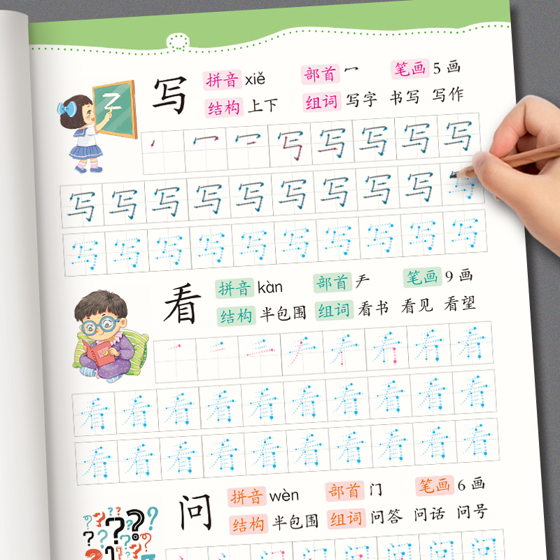 奈斯猪学前1000字儿童楷书