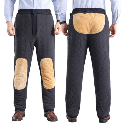 棉裤男外穿爸爸裤子护腰护膝防寒